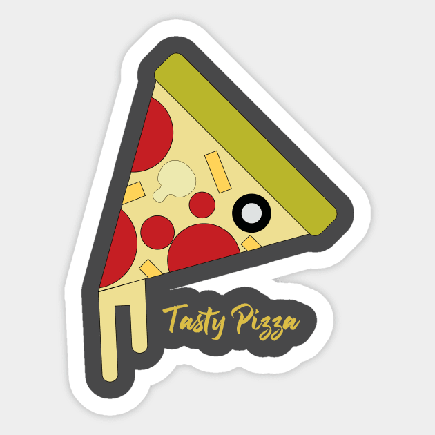 Make your Life Like Pizza Sticker by YousefMahmoud